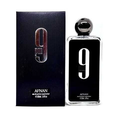 Afnan 9 PM for Men Eau de Parfum Spray, 3.4 Ounce.
